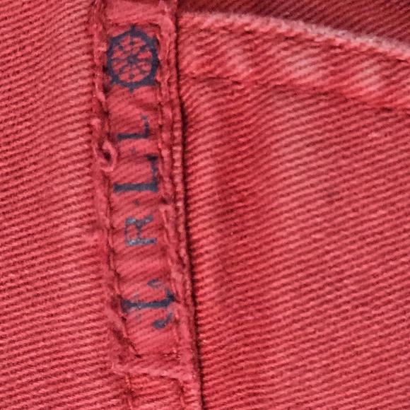 Ralph Lauren Denim Jacket Red Vintage Size L Womens - Picture 9 of 12